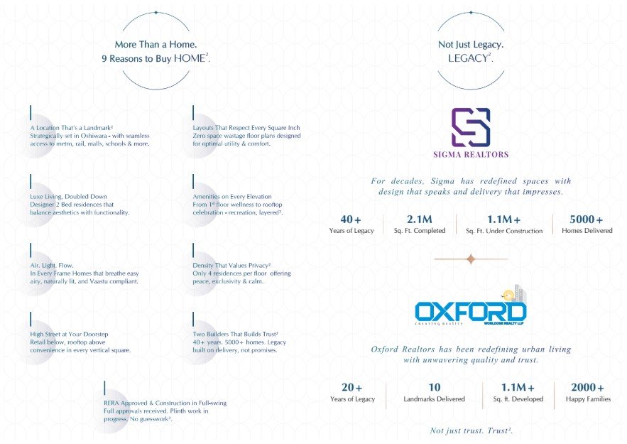 Elegant luxury residences with modern lifestyle and premium living experience