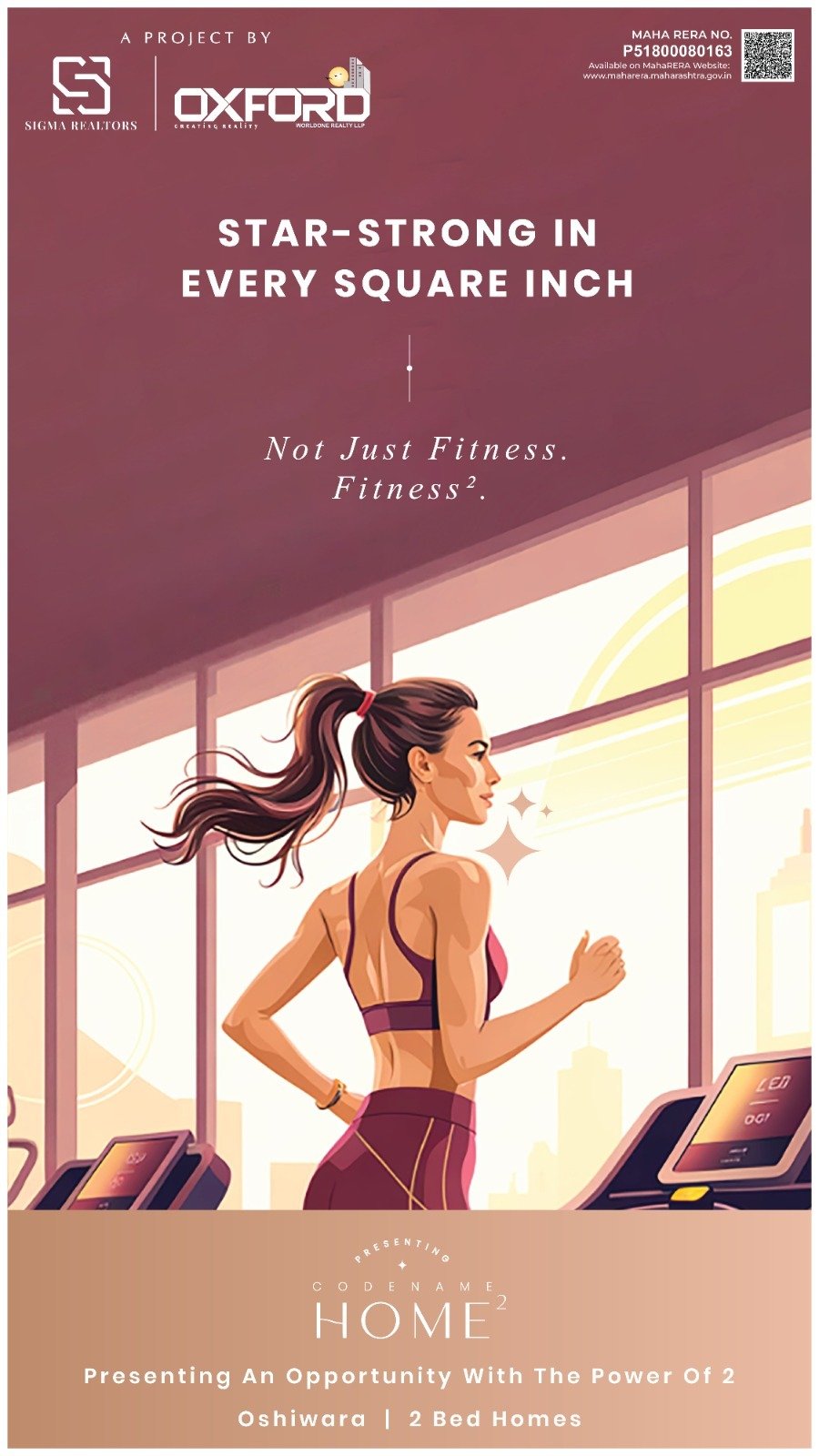 Woman exercising on treadmills in a modern gym