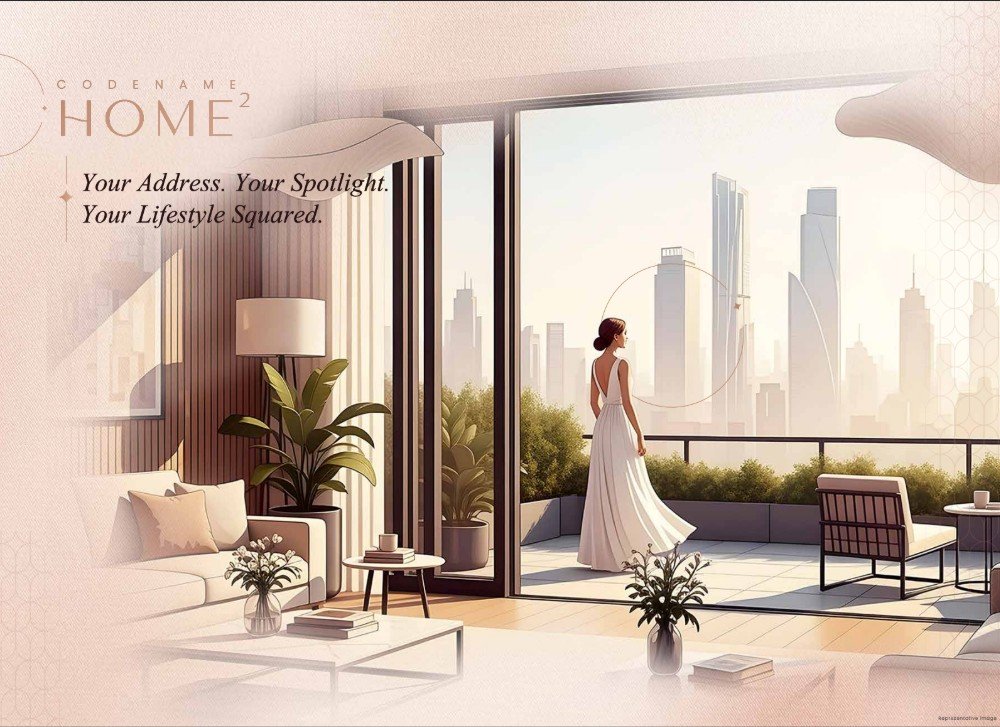 Elegant luxury sofa set with modern hall interior view